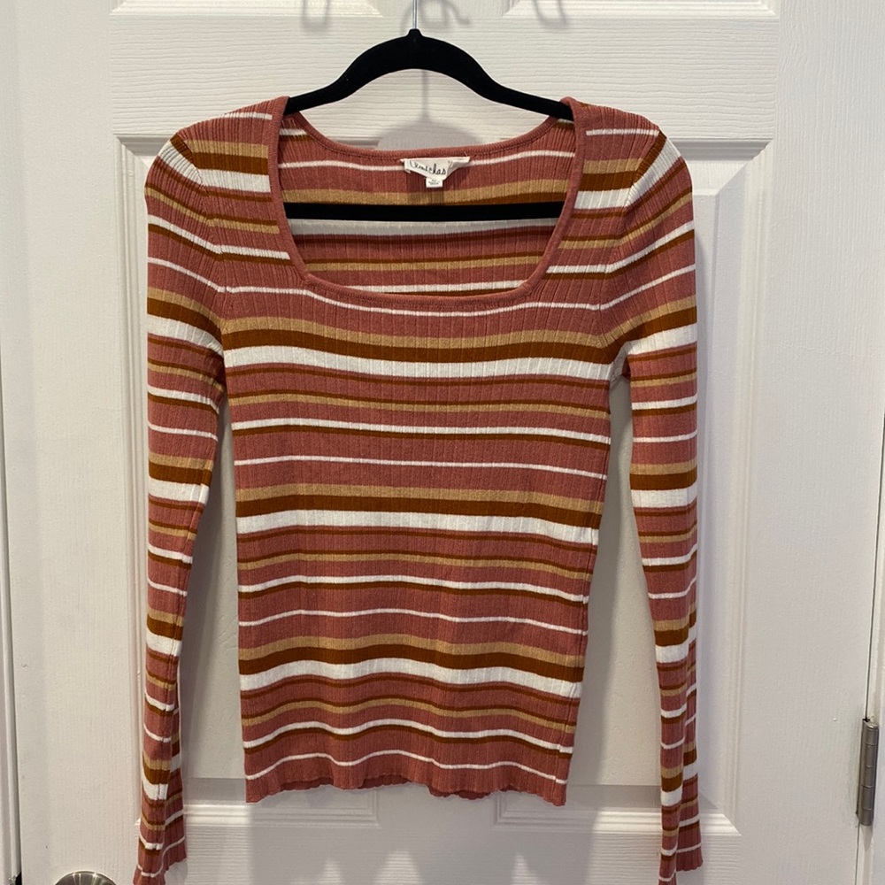 Ribbed Long Sleeve Top